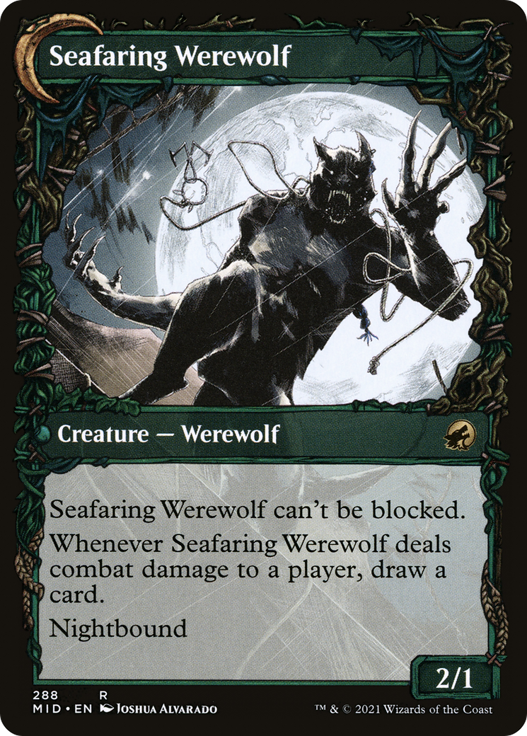 Suspicious Stowaway // Seafaring Werewolf (MID-288) (Showcase)