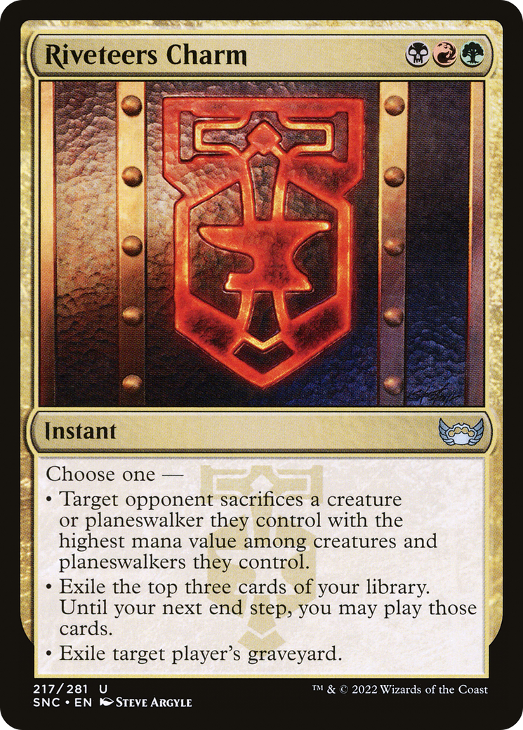 Riveteers Charm (SNC-217) (Foil)