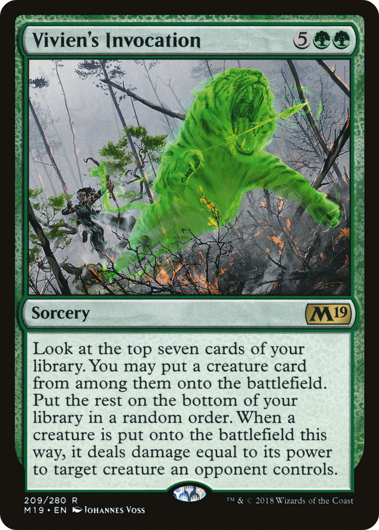 Vivien's Invocation (M19-209) (Foil)