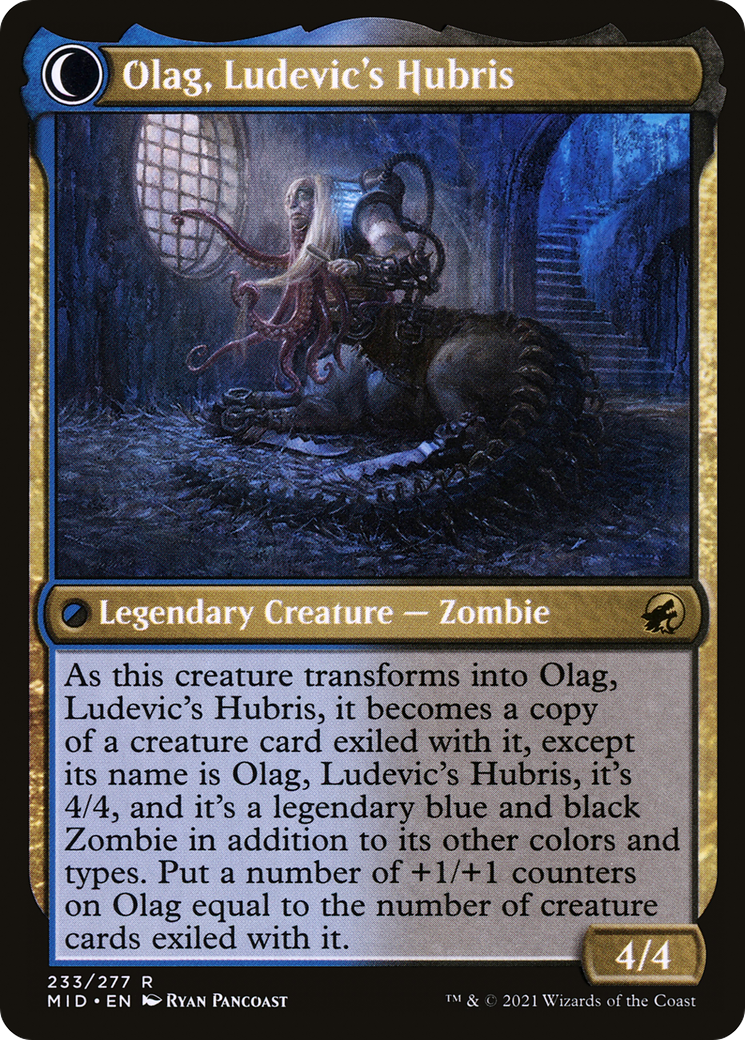 Ludevic, Necrogenius // Olag, Ludevic's Hubris (MID-233) (Foil)