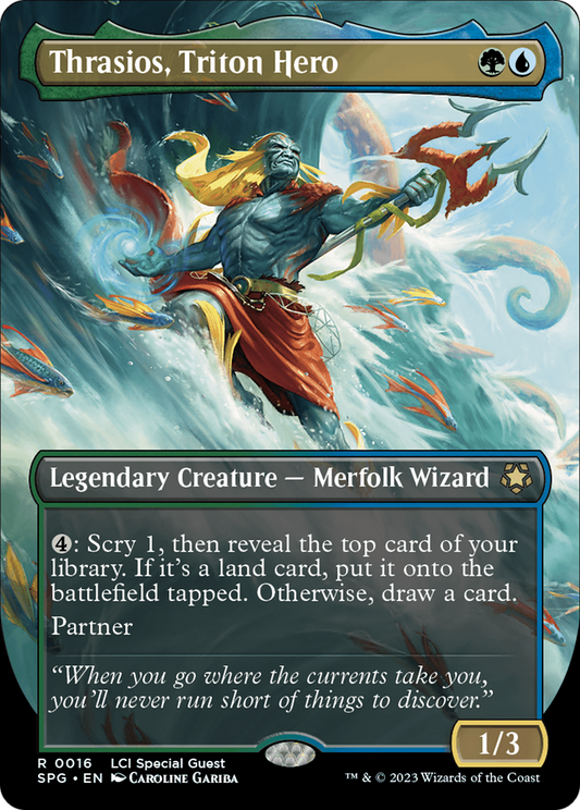 Thrasios, Triton Hero (SPG-016) (Borderless)