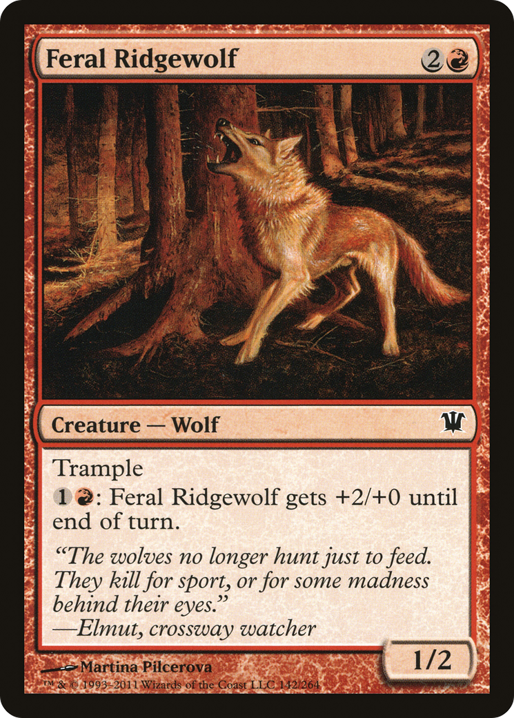 Feral Ridgewolf (ISD-142) (Foil)