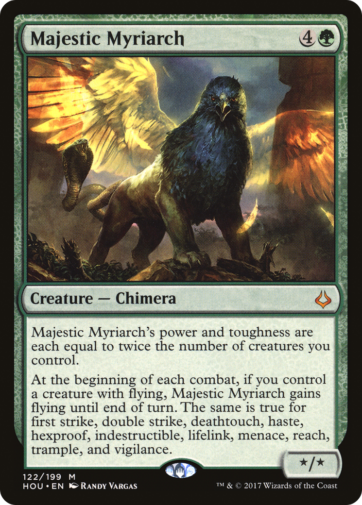 Majestic Myriarch (HOU-122) (Foil)