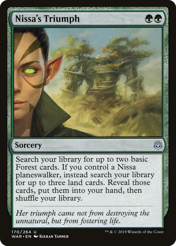 Nissa's Triumph (WAR-170) (Foil)