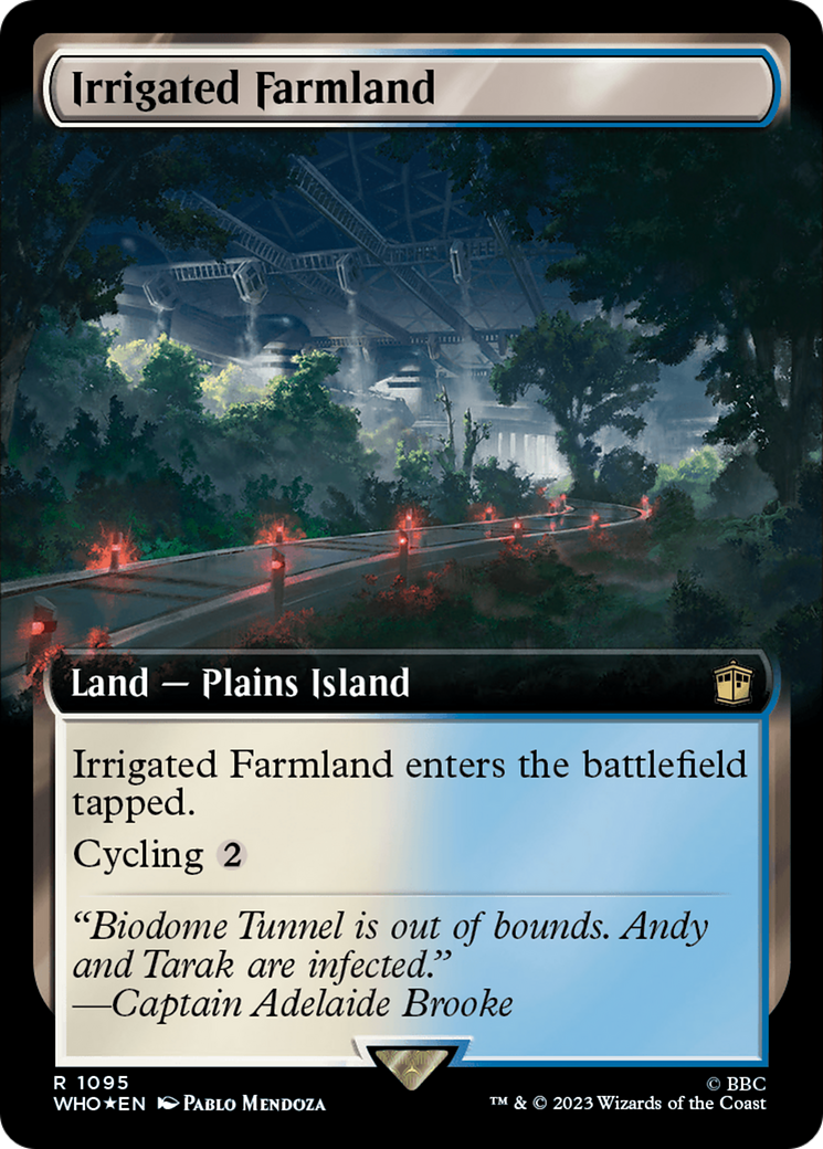 Irrigated Farmland (WHO-1095) (Extended Art) (Surge) (Foil)