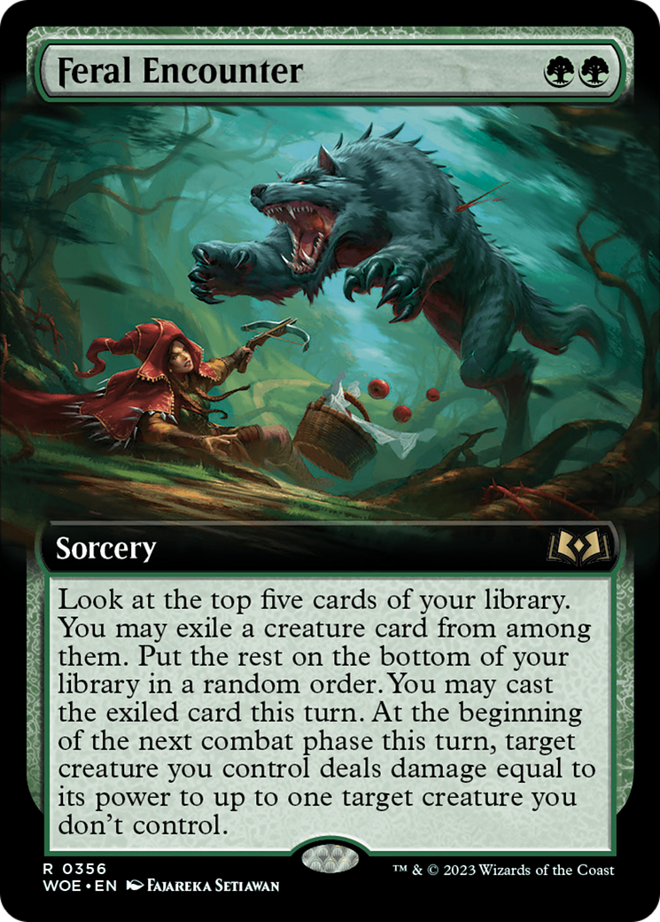 Feral Encounter (WOE-356) (Extended Art)