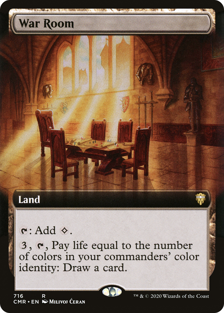 War Room (CMR-716) (Extended Art) (Foil)