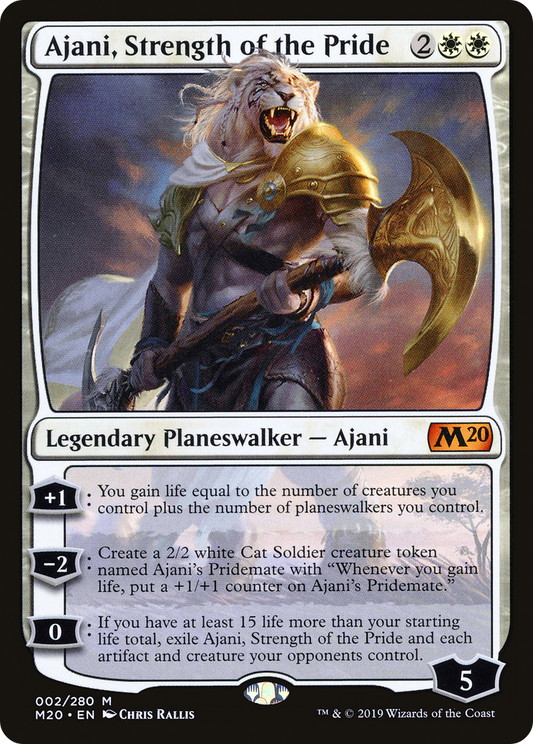 Ajani, Strength of the Pride (M20-002) (Foil)