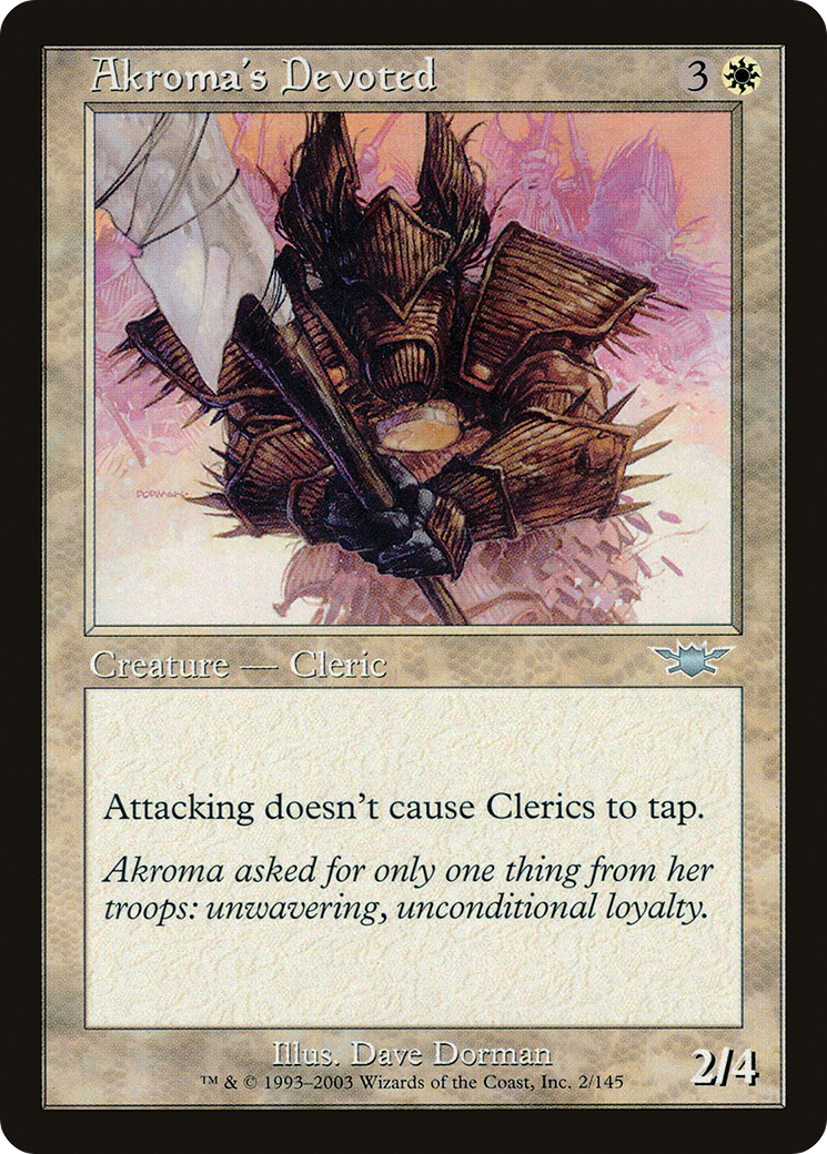 Akroma's Devoted (LGN-002) (Foil)
