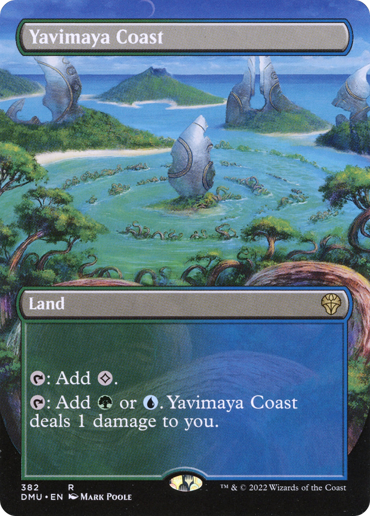 Yavimaya Coast (DMU-382) (Borderless) (Foil)