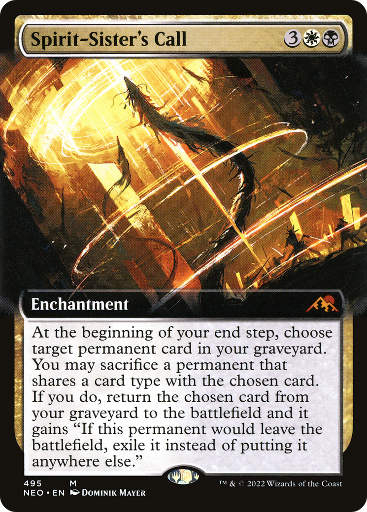 Spirit-Sister's Call (NEO-495) (Extended Art) (Foil)