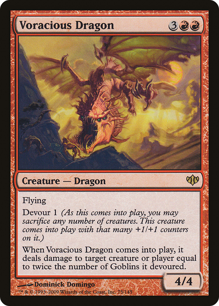 Voracious Dragon (CON-075) (Foil)
