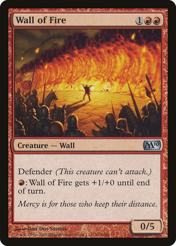 Wall of Fire (M10-162) (Foil)
