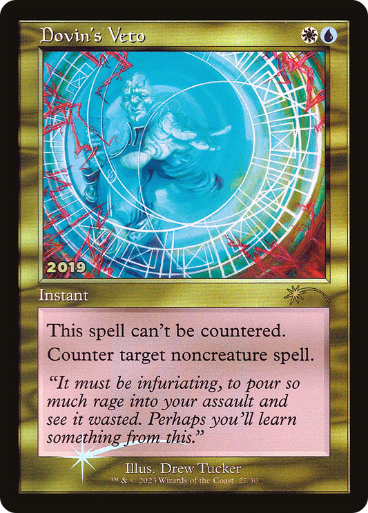 Dovin's Veto (P30A-027) (Foil)