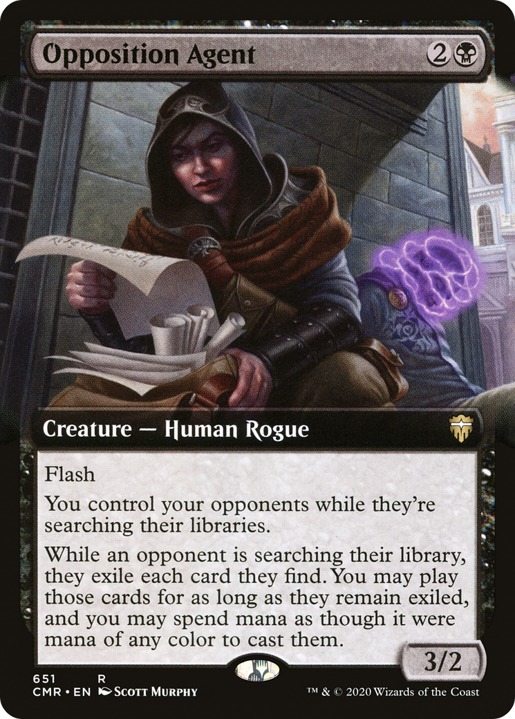 Opposition Agent (CMR-651) (Extended Art) (Foil)