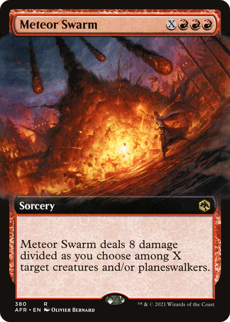 Meteor Swarm (AFR-380) (Extended Art) (Foil)