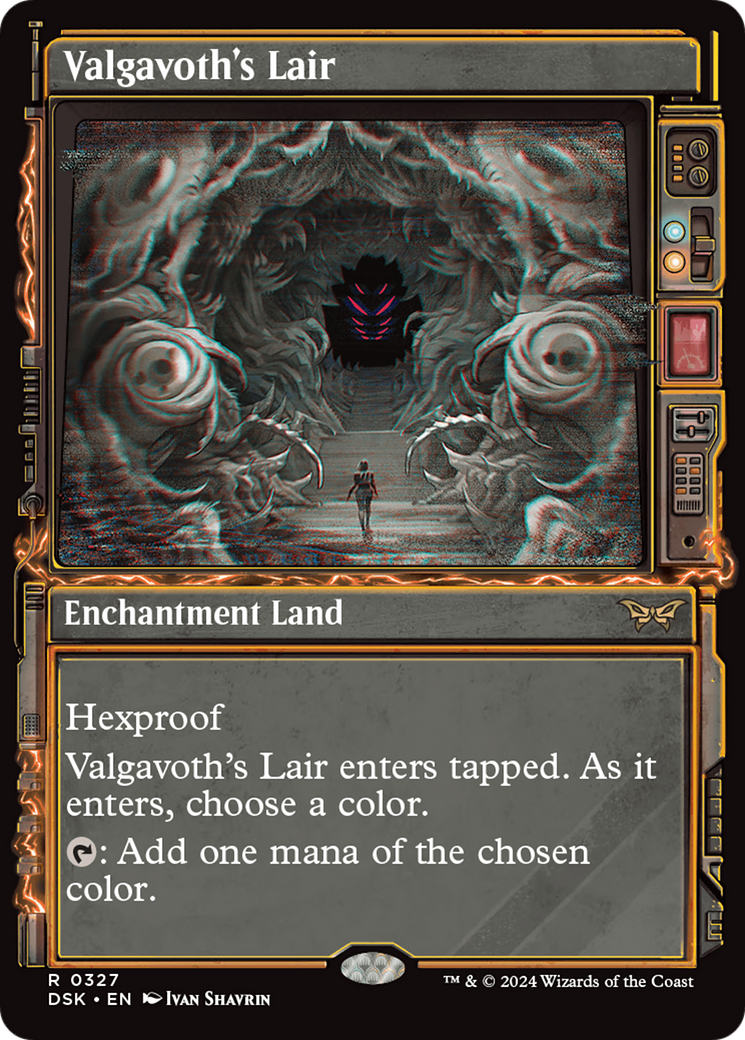 Valgavoth's Lair (DSK-327) (Showcase) (Foil)