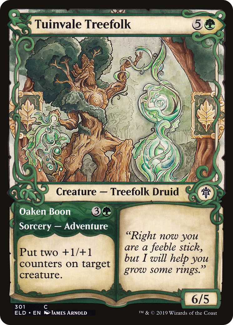 Tuinvale Treefolk // Oaken Boon (ELD-301) (Showcase)