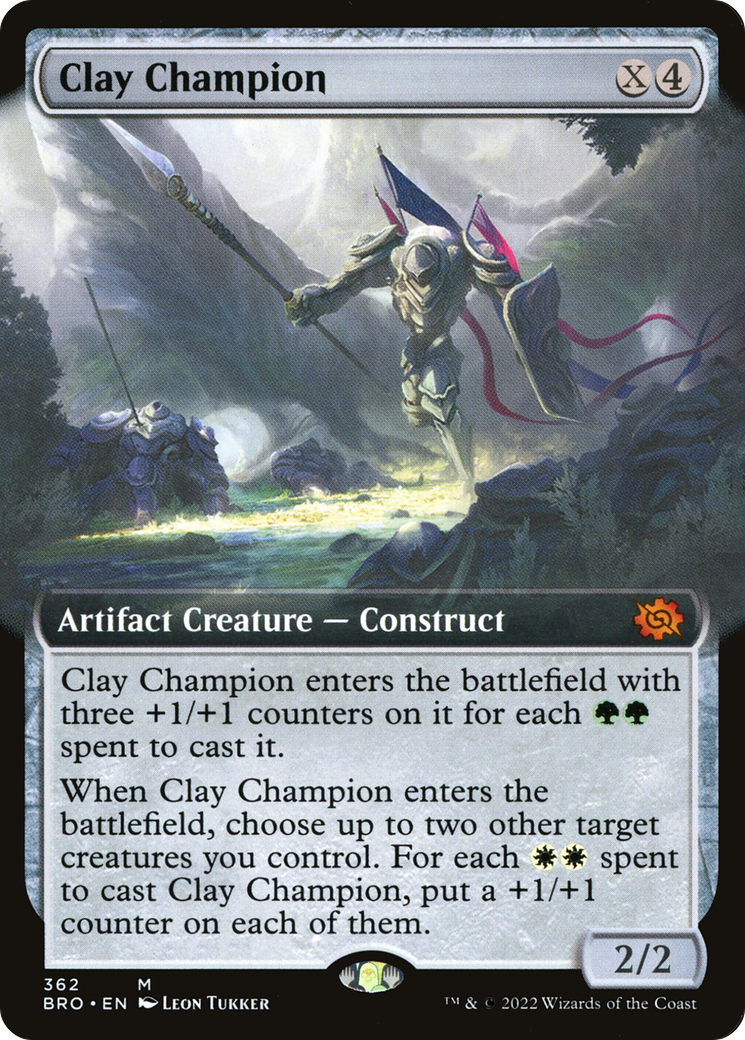 Clay Champion (BRO-362) (Extended Art) (Foil)
