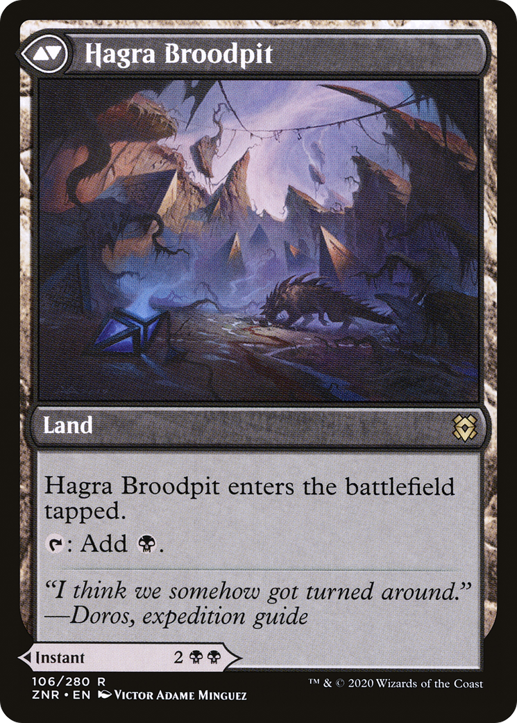 Hagra Mauling // Hagra Broodpit (ZNR-106) (Foil)