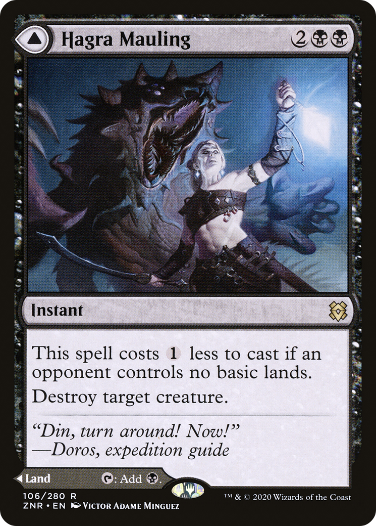 Hagra Mauling // Hagra Broodpit (ZNR-106) (Foil)