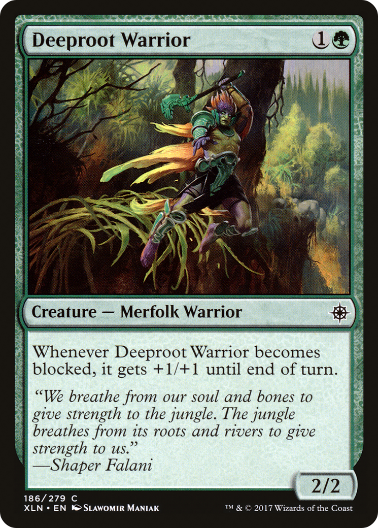 Deeproot Warrior (XLN-186) (Foil)