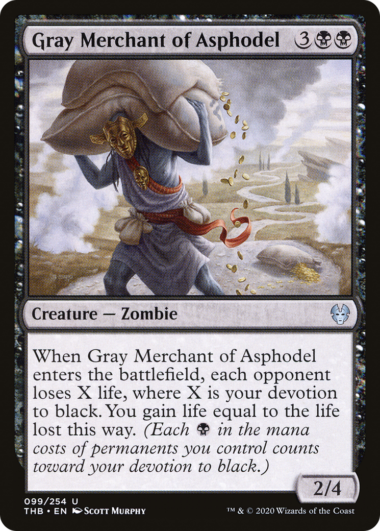 Gray Merchant of Asphodel (THB-099) (Foil)