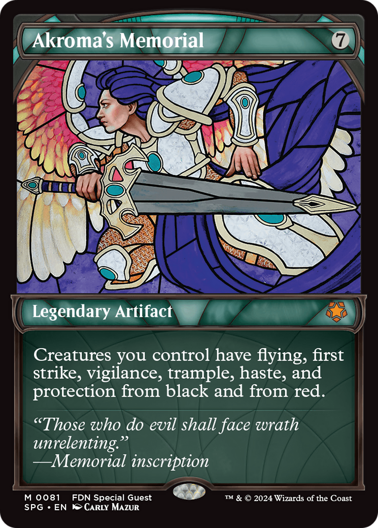 Akroma's Memorial (SPG-081) (Showcase) (Foil)