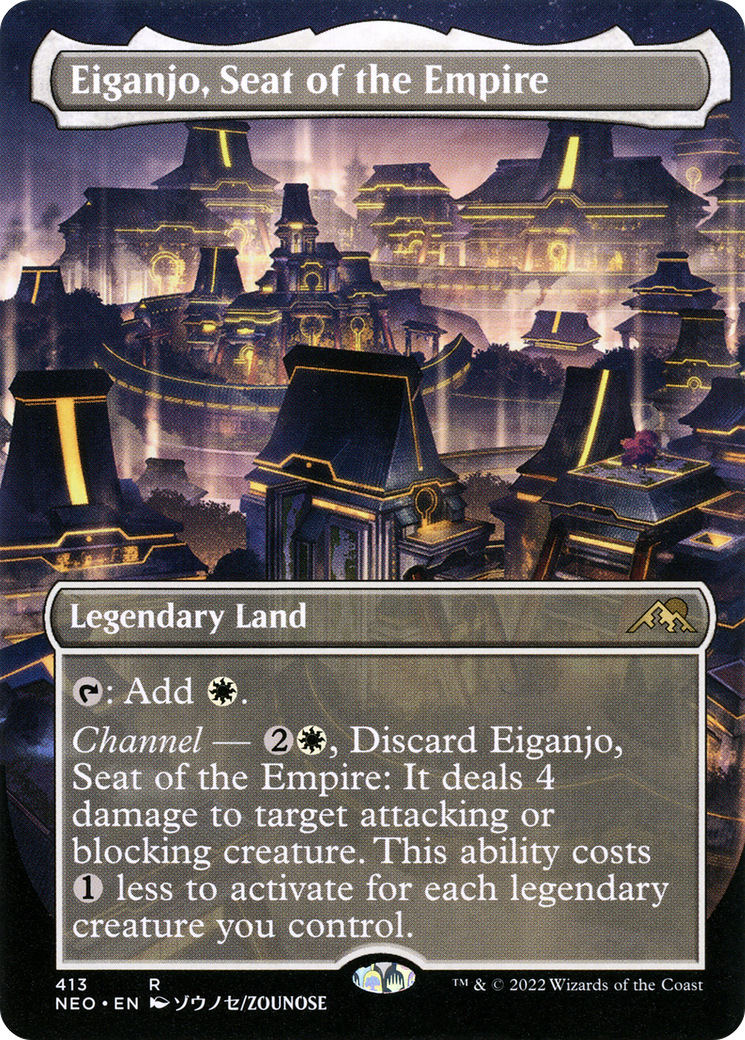 Eiganjo, Seat of the Empire (NEO-413) (Borderless) (Foil)