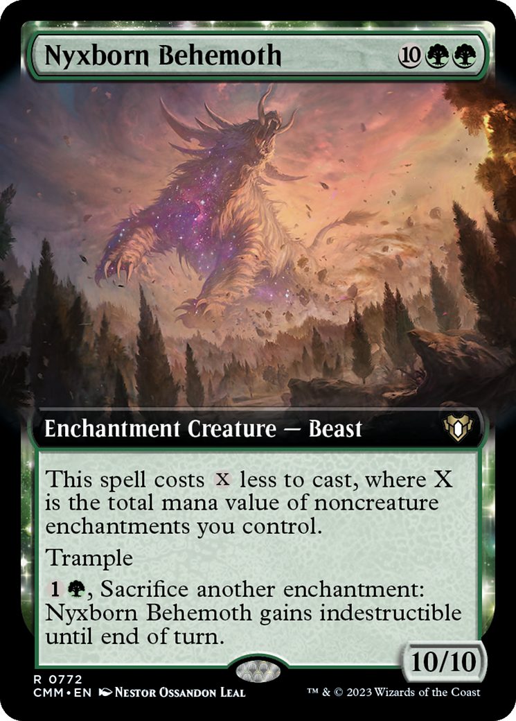 Nyxborn Behemoth (CMM-772) (Extended Art) (Foil)