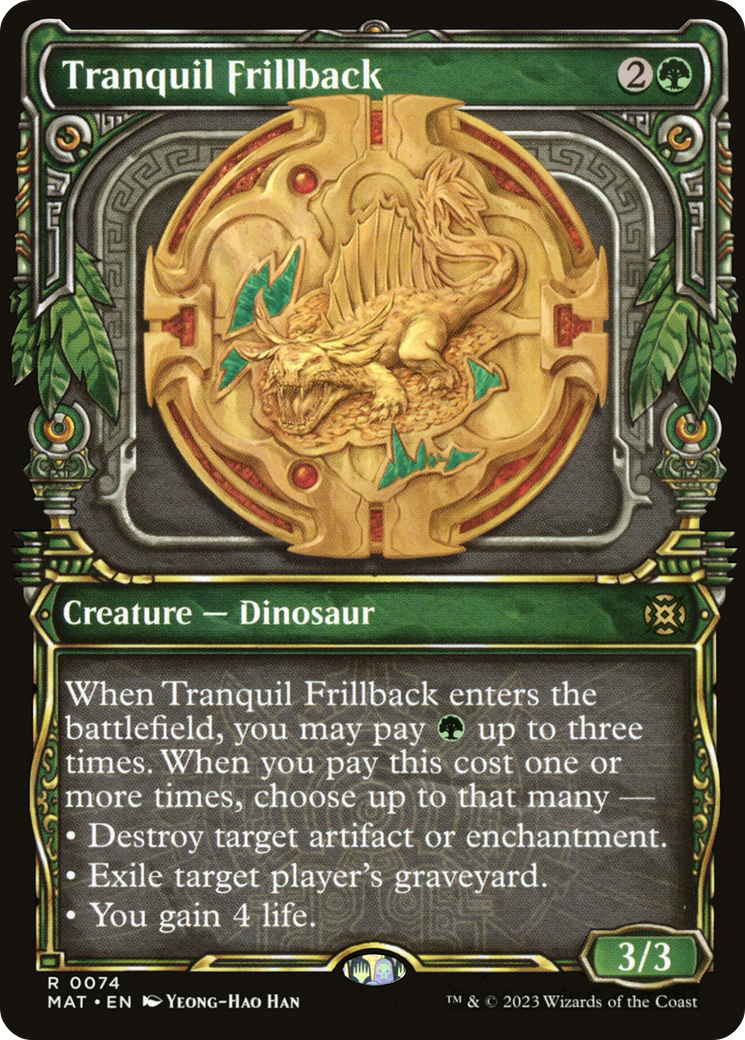 Tranquil Frillback (MAT-074) (Showcase) (Foil)