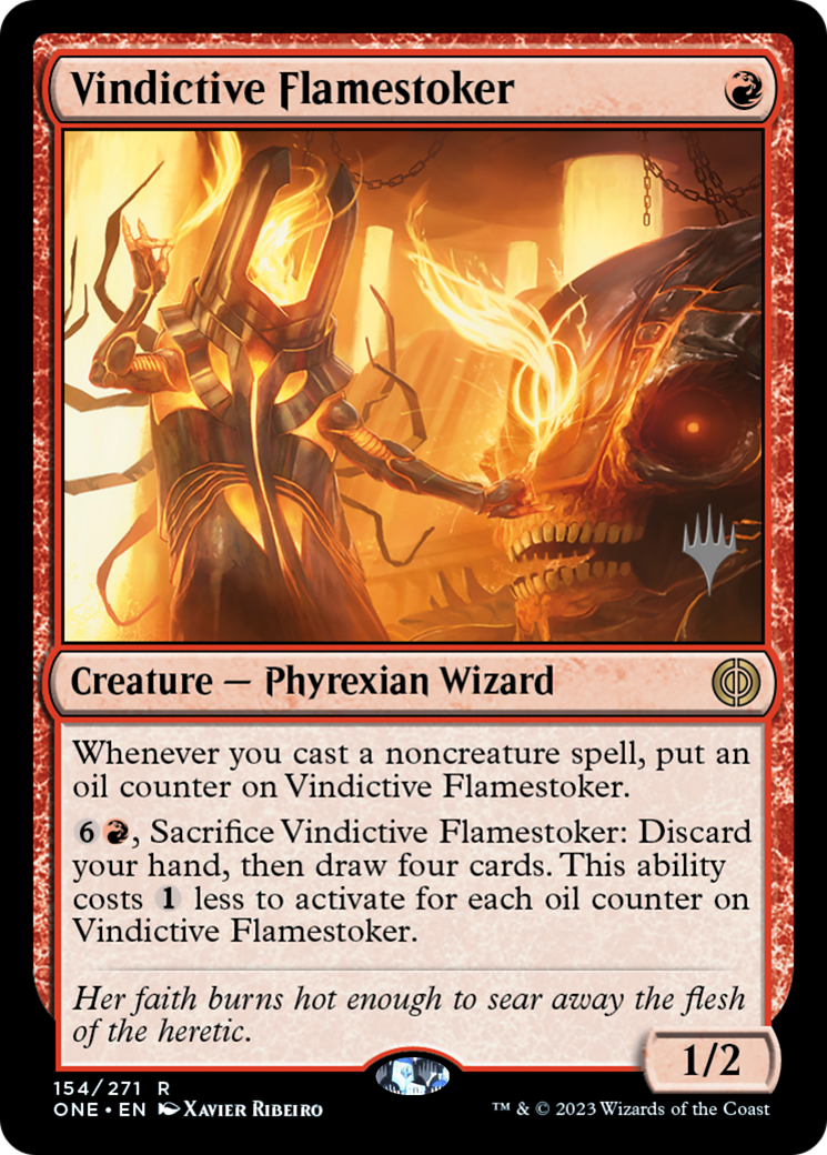 Vindictive Flamestoker (PPONE-154P) (Foil)