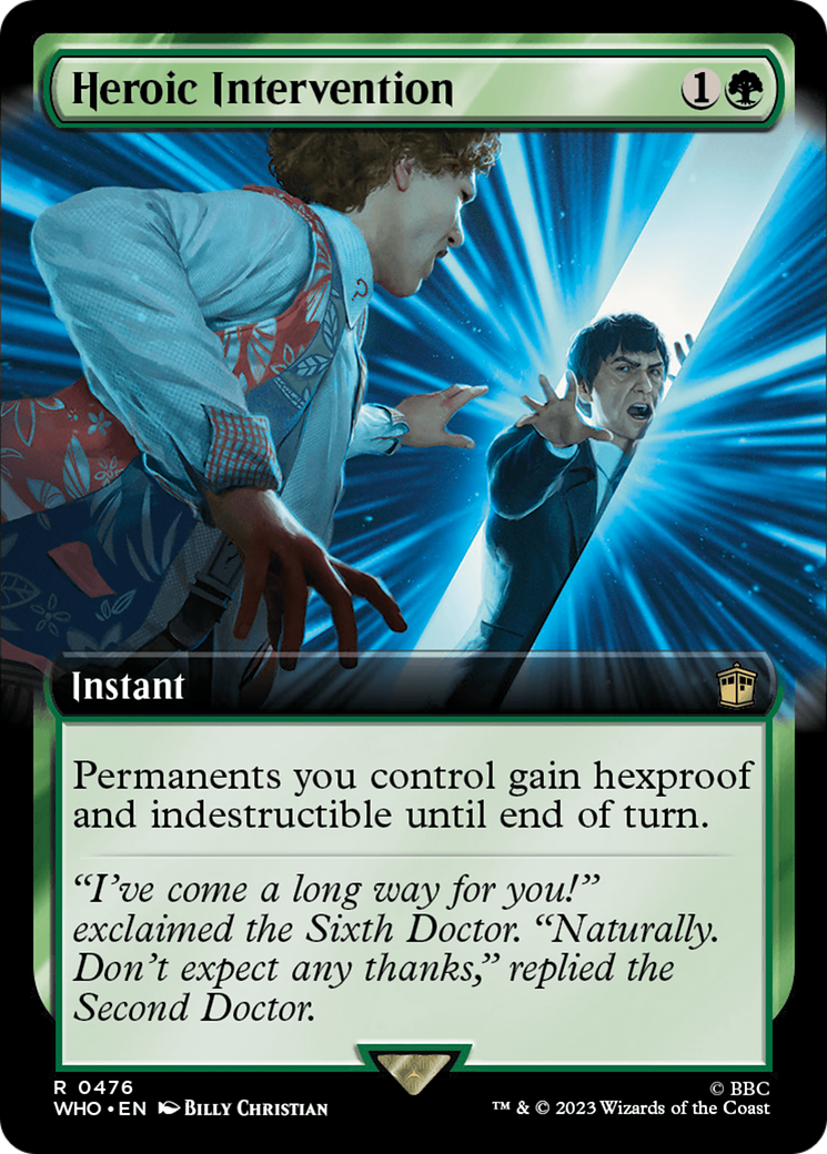Heroic Intervention (WHO-476) (Extended Art) (Foil)