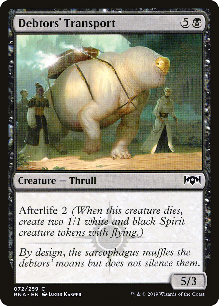 Debtors' Transport (RNA-072)