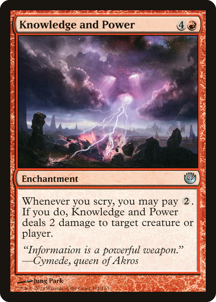 Knowledge and Power (JOU-101) (Foil)
