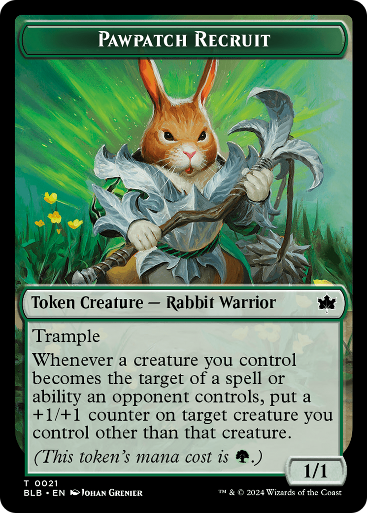 Pawpatch Recruit Token (BLB-021)