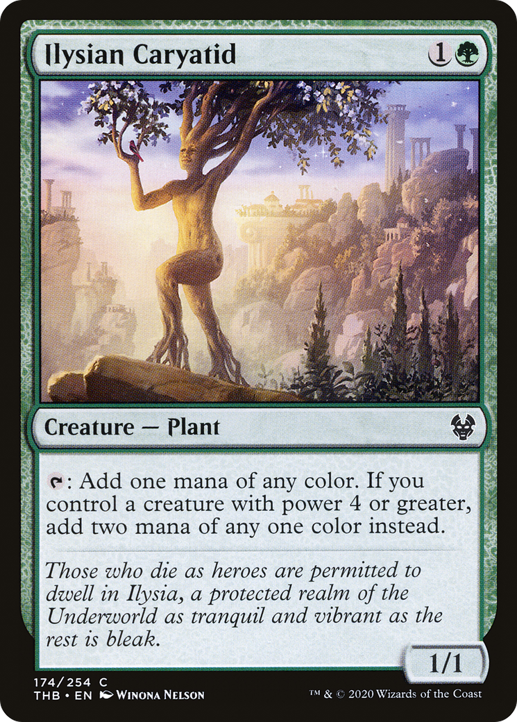 Ilysian Caryatid (THB-174) (Foil)