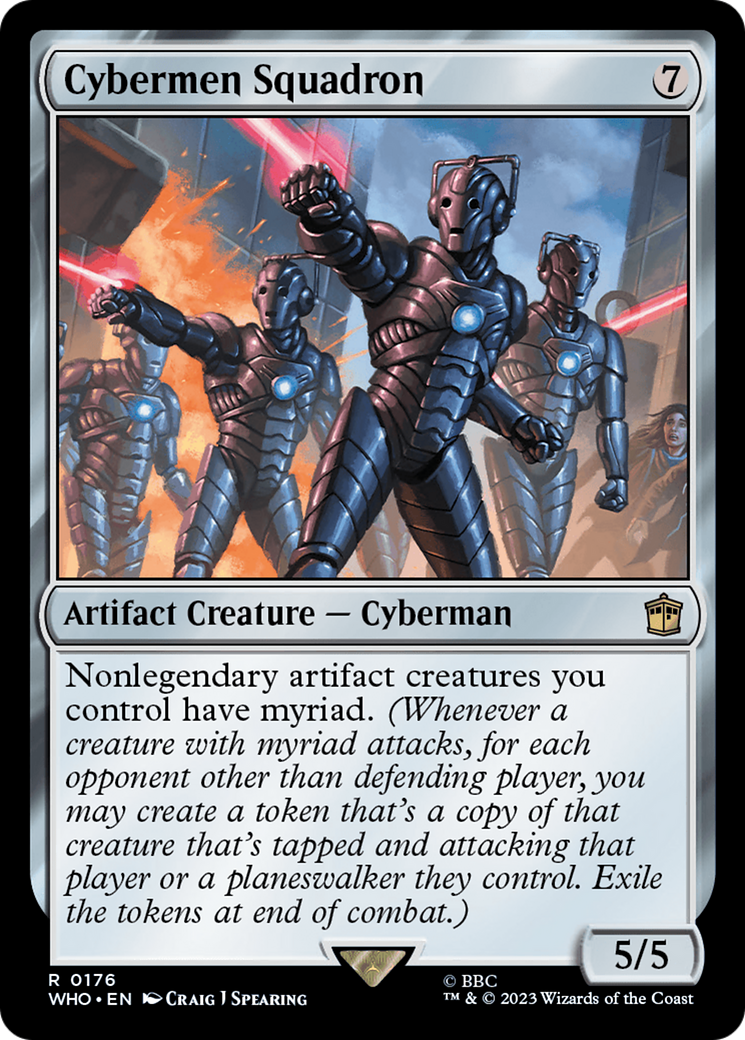 Cybermen Squadron (WHO-176) (Foil)