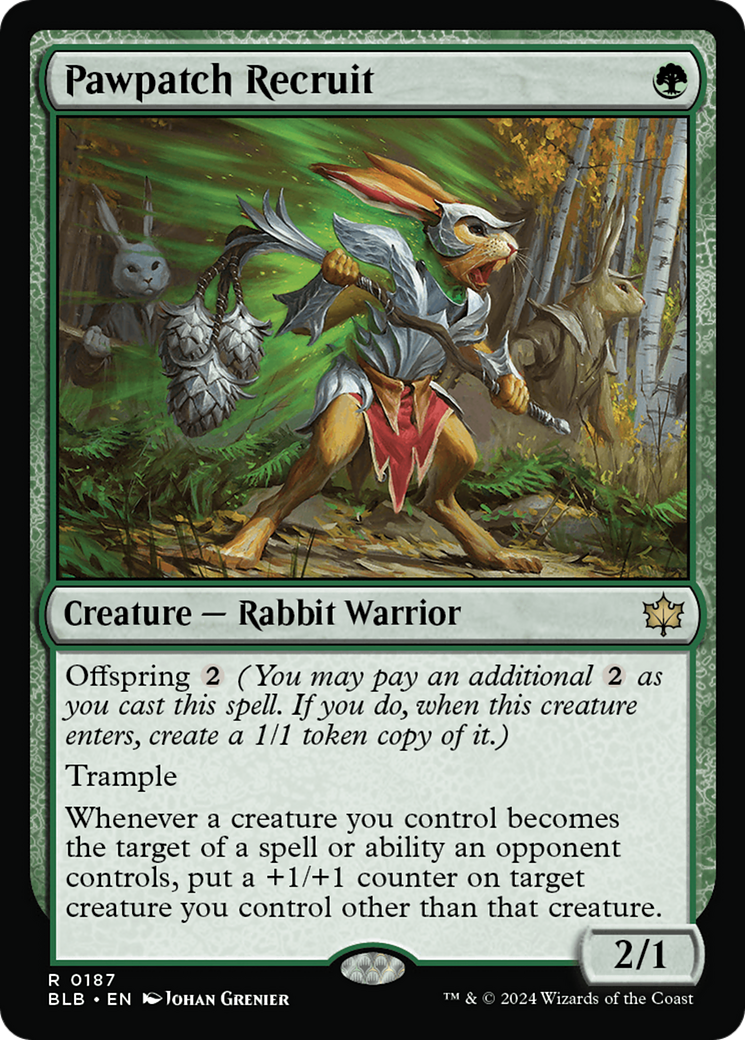 Pawpatch Recruit (BLB-187) (Foil)