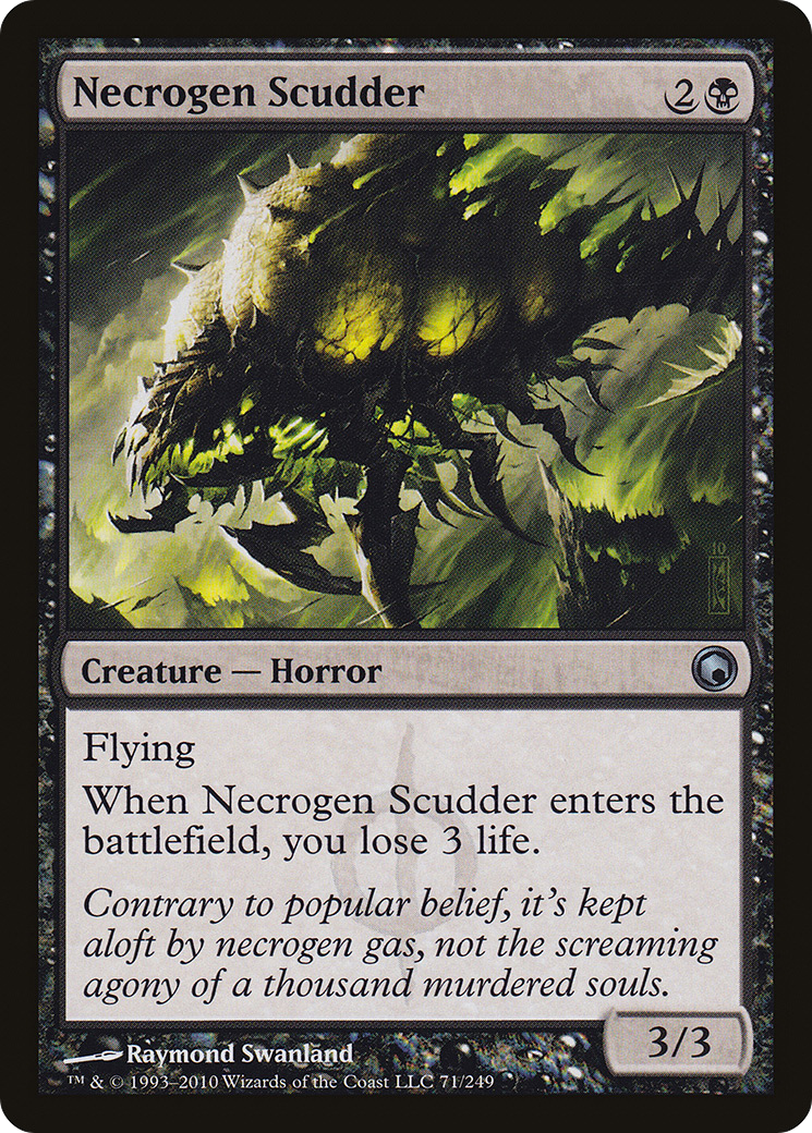 Necrogen Scudder (SOM-071) (Foil)