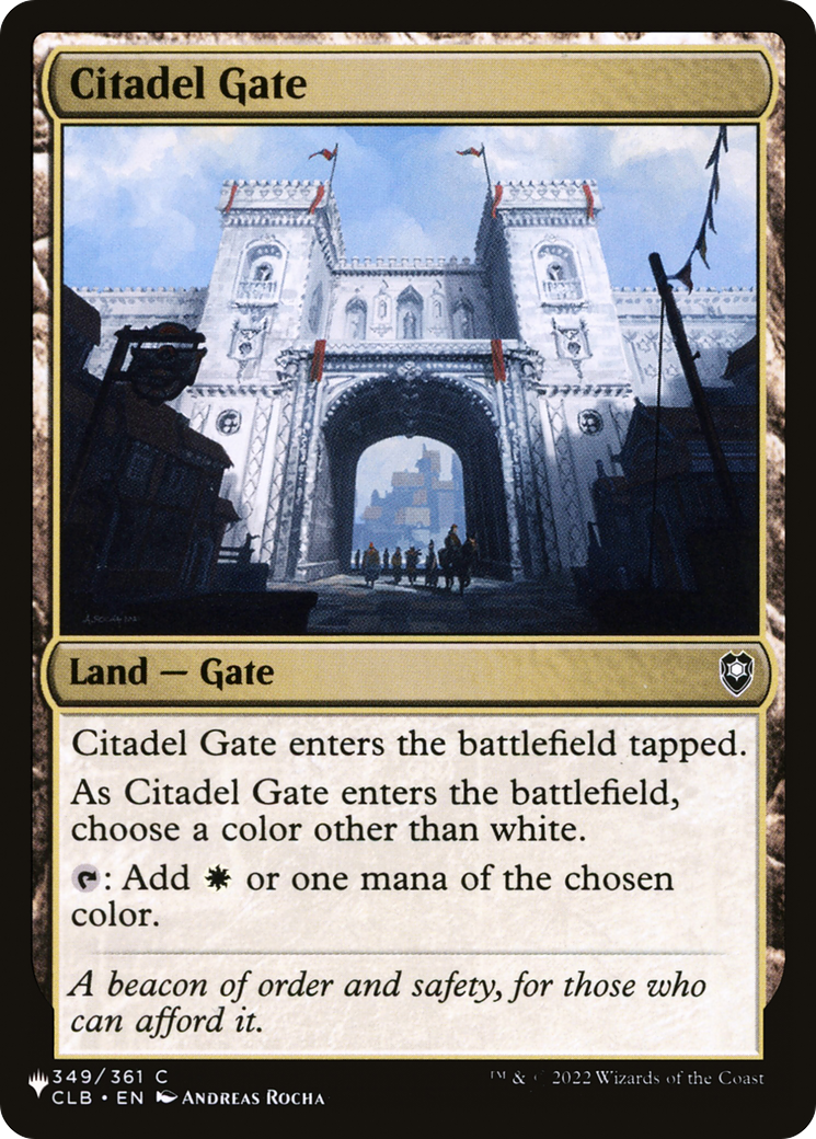 Citadel Gate (LIST-CLB-349)