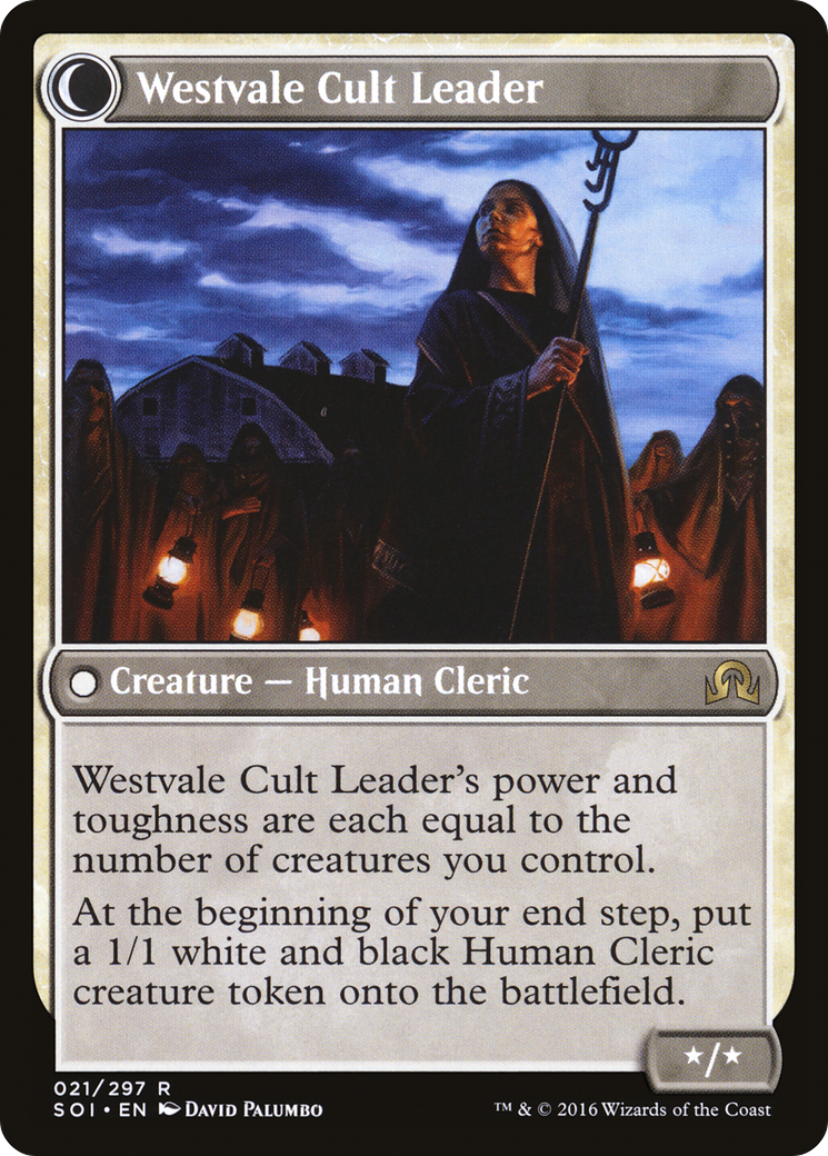 Hanweir Militia Captain // Westvale Cult Leader (SOI-021) (Foil)