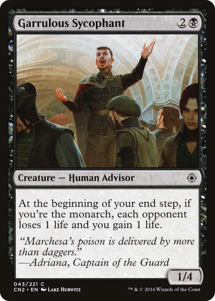 Garrulous Sycophant (CN2-043) (Foil)