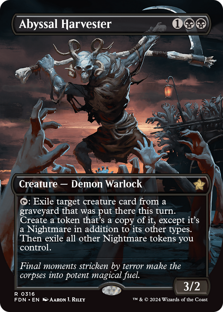 Abyssal Harvester (FDN-316) (Borderless) (Foil)