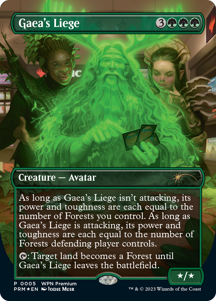 Gaea's Liege (PW24-005) (Borderless) (Foil)