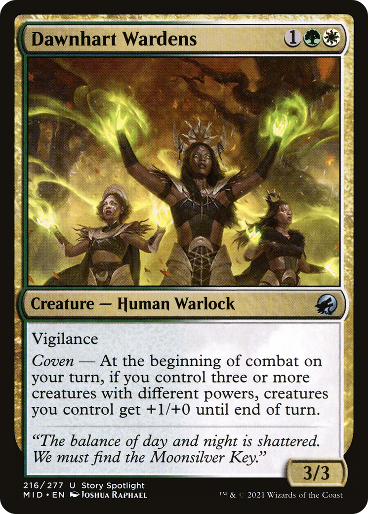 Dawnhart Wardens (MID-216) (Foil)