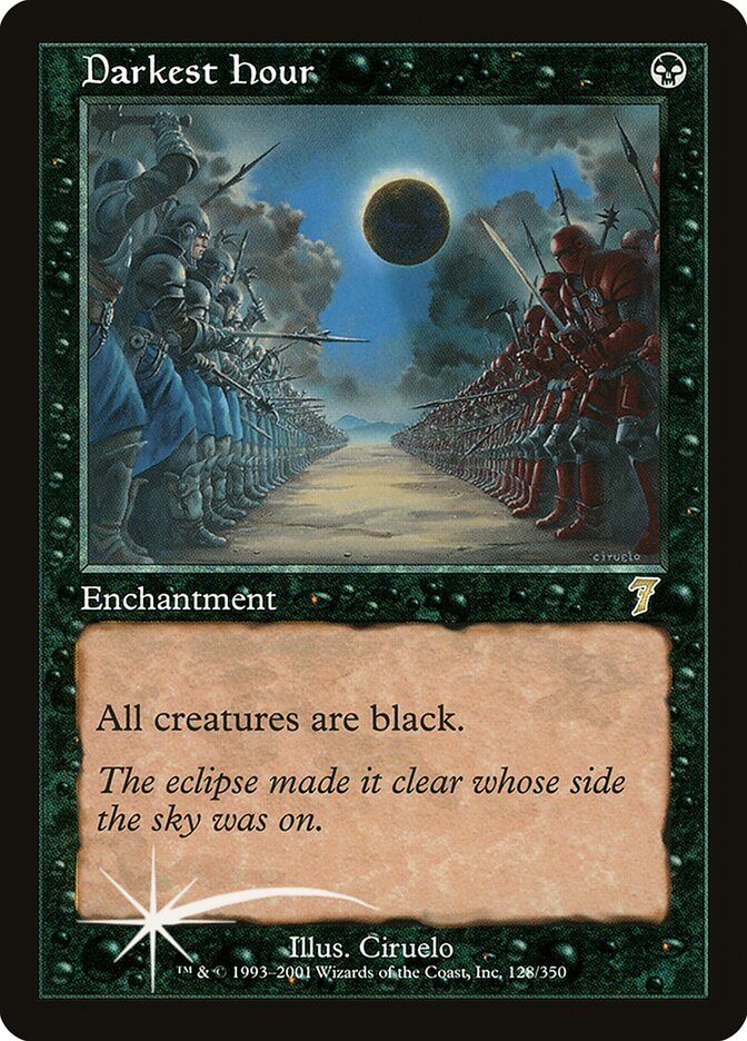Darkest Hour (7ED-128★) (Foil)