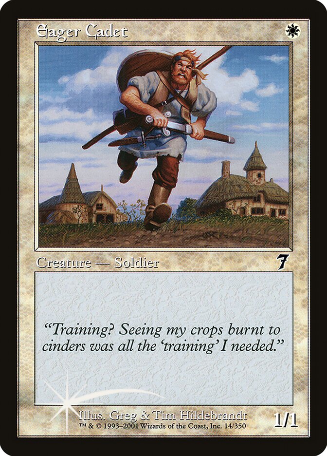 Eager Cadet (7ED-014★) (Foil)