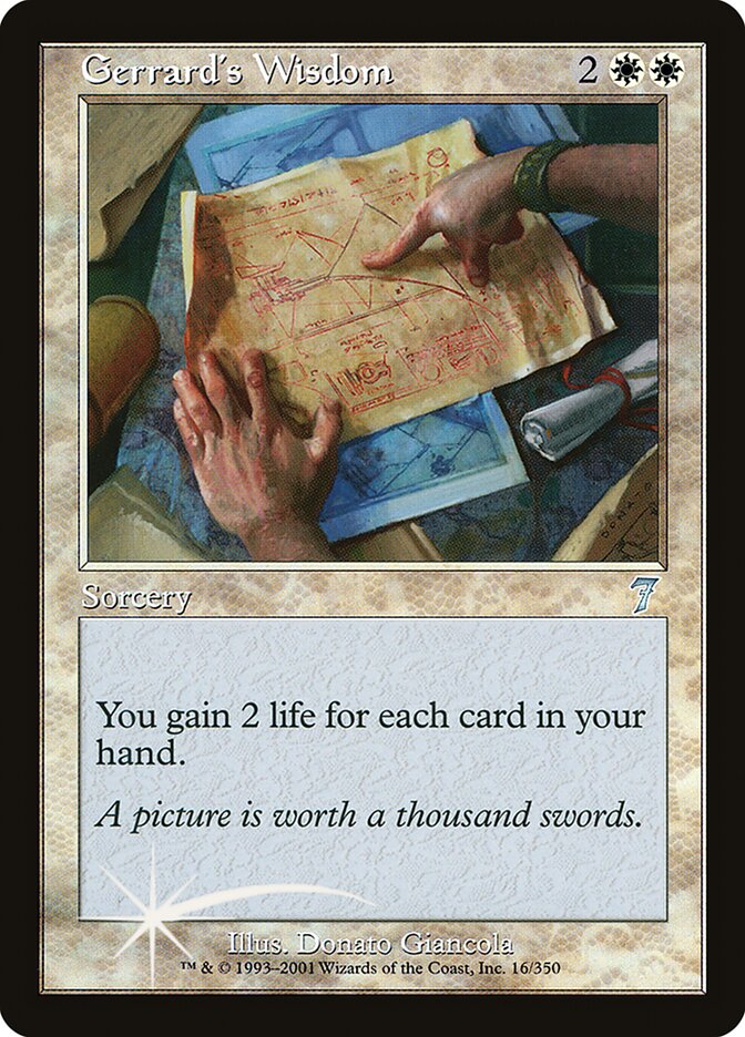 Gerrard's Wisdom (7ED-016★) (Foil)