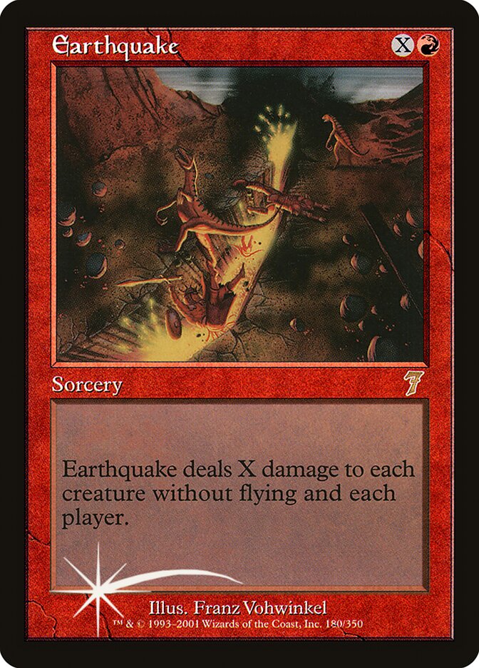Earthquake (7ED-180★) (Foil)